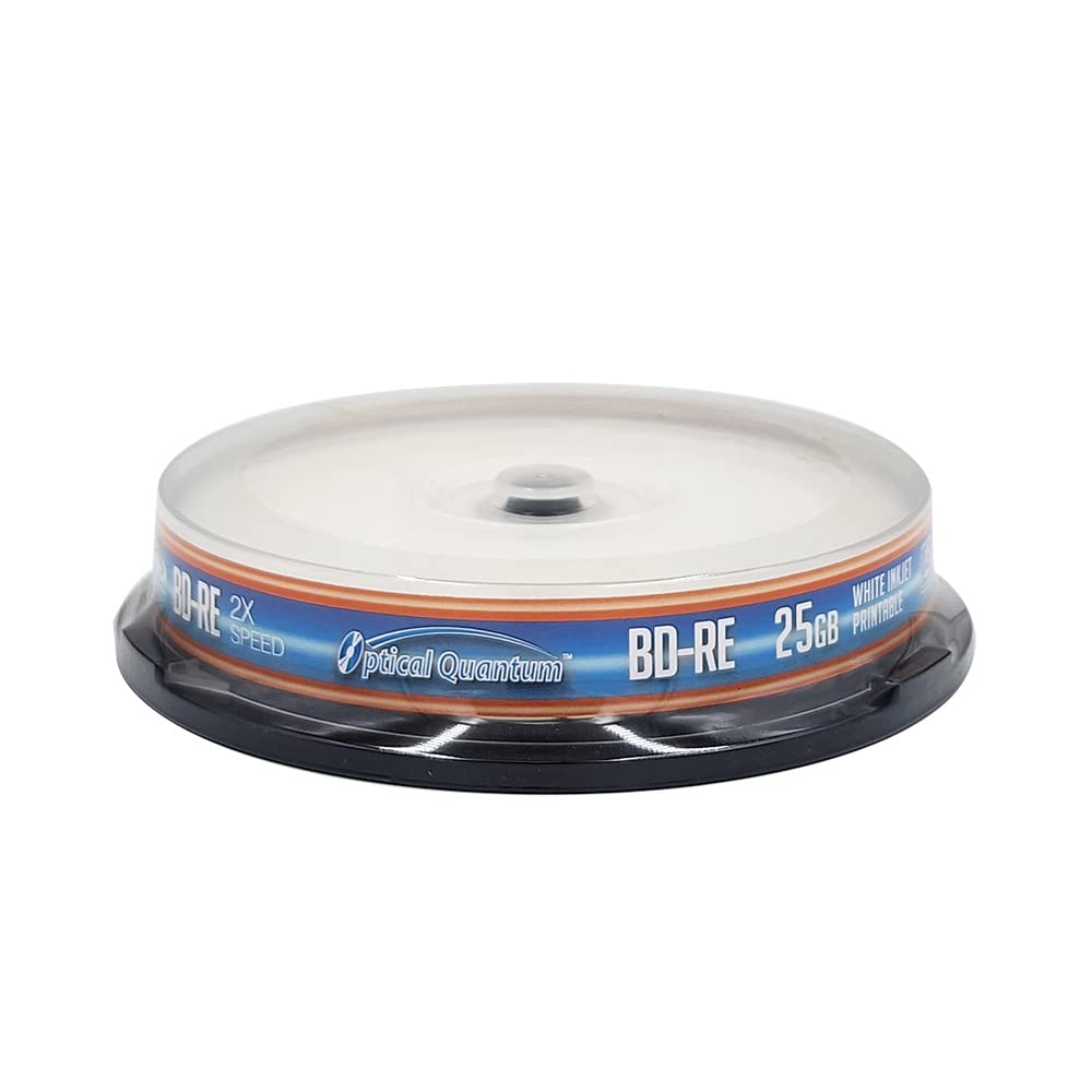 Amazon.com: Optical Quantum OQBDRE02WIP-10 2X 25 GB BD-RE Single